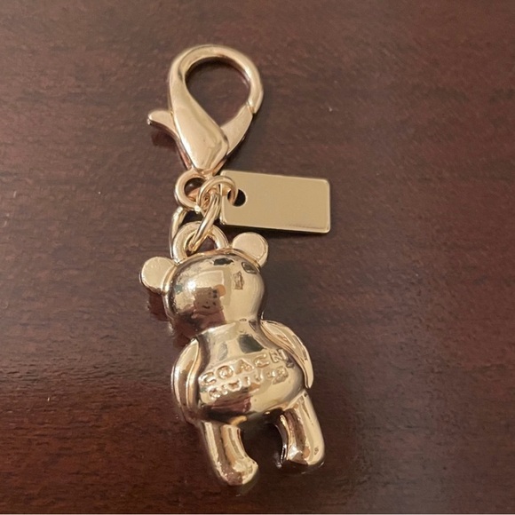Coach Gold Bear Keychain - Picture 2 of 2